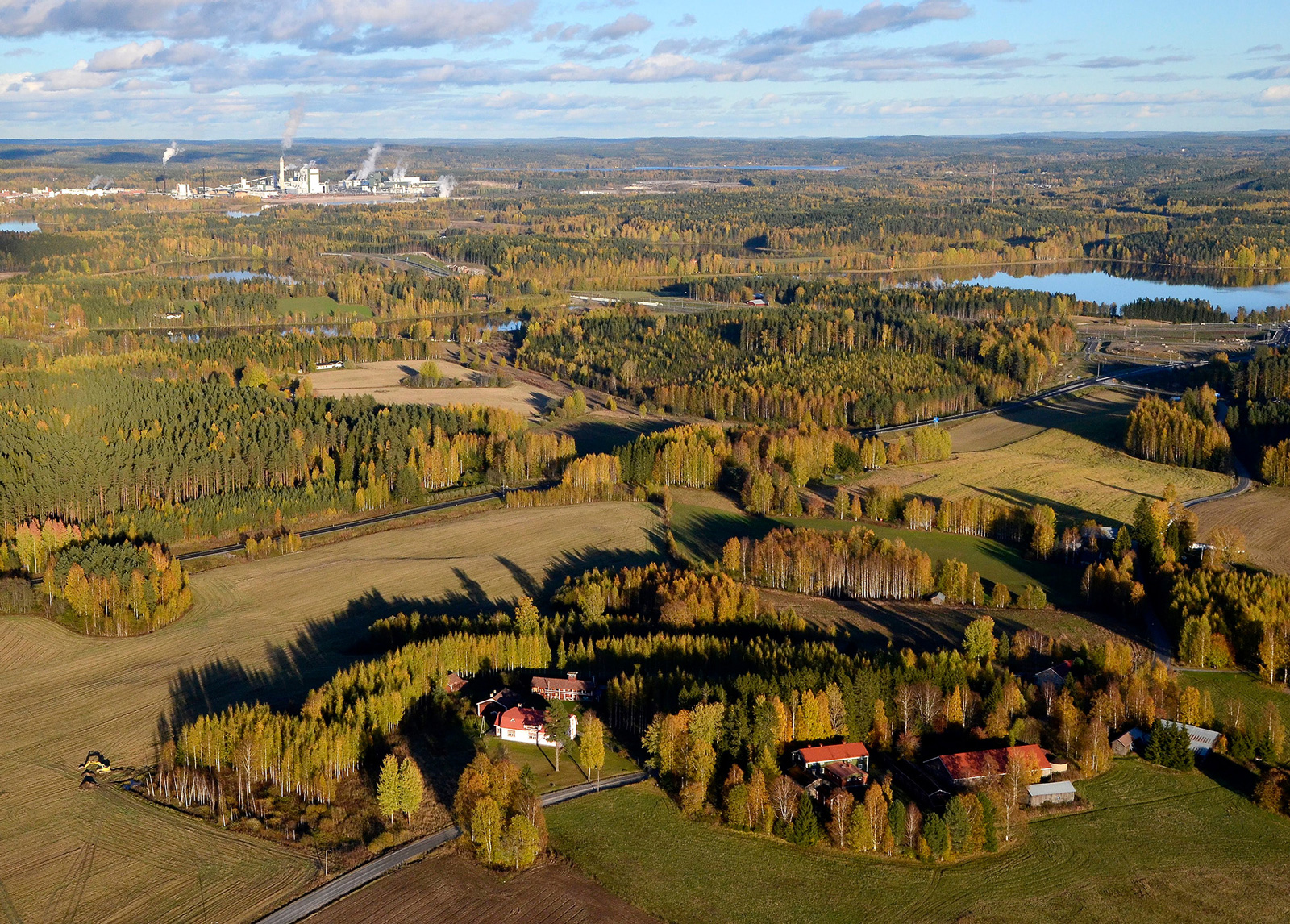 Ilmakuva Honkolasta