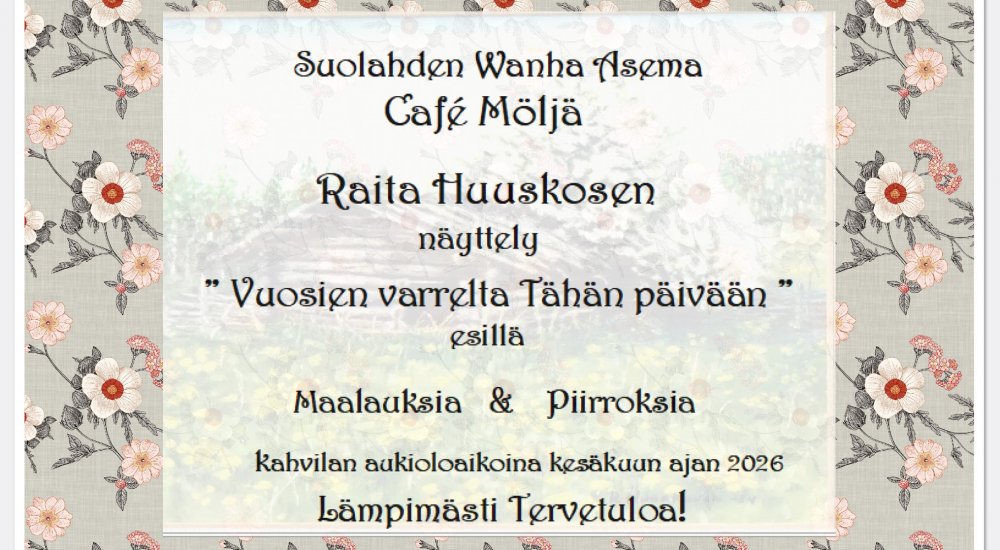 Vuosien varrelta Tähän päivään -taidenäyttely