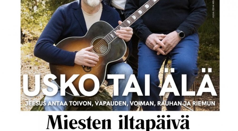 Miesten iltapäivä Hietaman kirkolla.