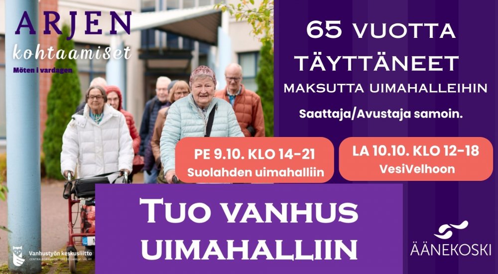 Tuo vanhus uimahalliin