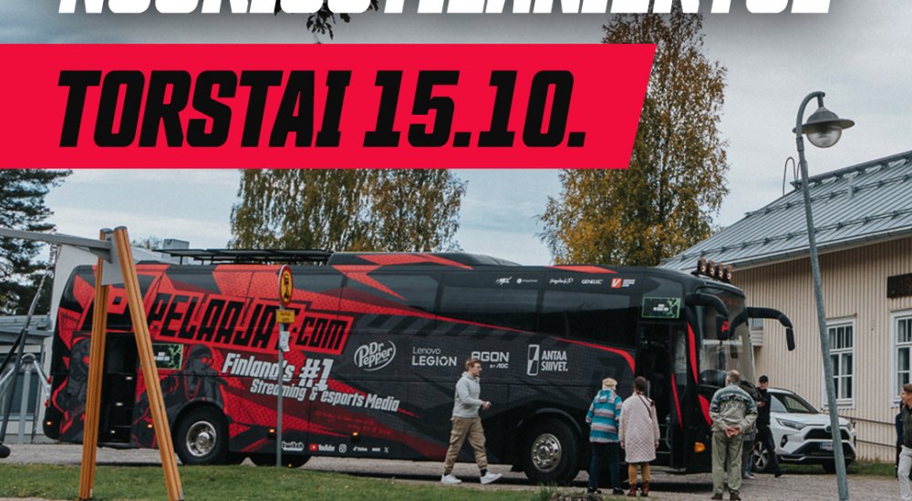 Pelaajat.com-kiertue Äänekosken nuorisotiloilla to 15.10.
