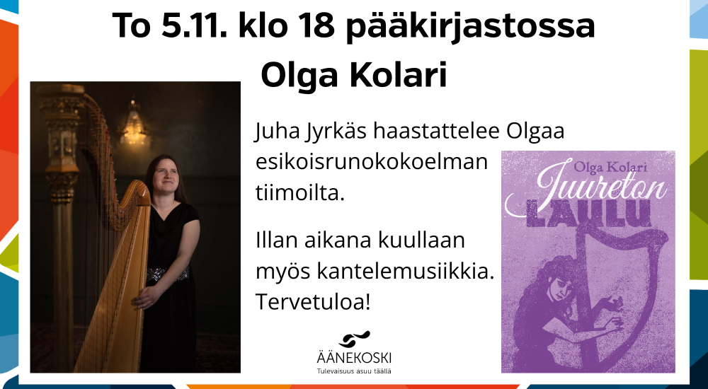 Esikoisrunoilija Olga Kolari