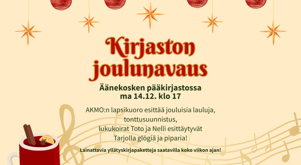 Kirjaston joulunavaus