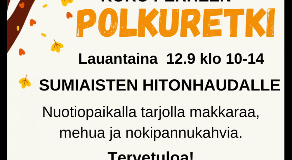 Polkuretki Sumiaisten Hitonhaudalle