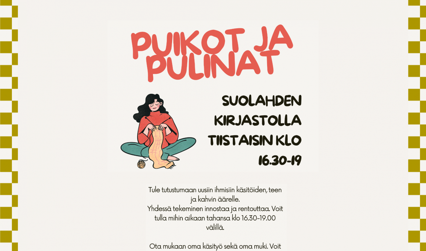 Puikot ja Pulinat Suolahden kirjastolla