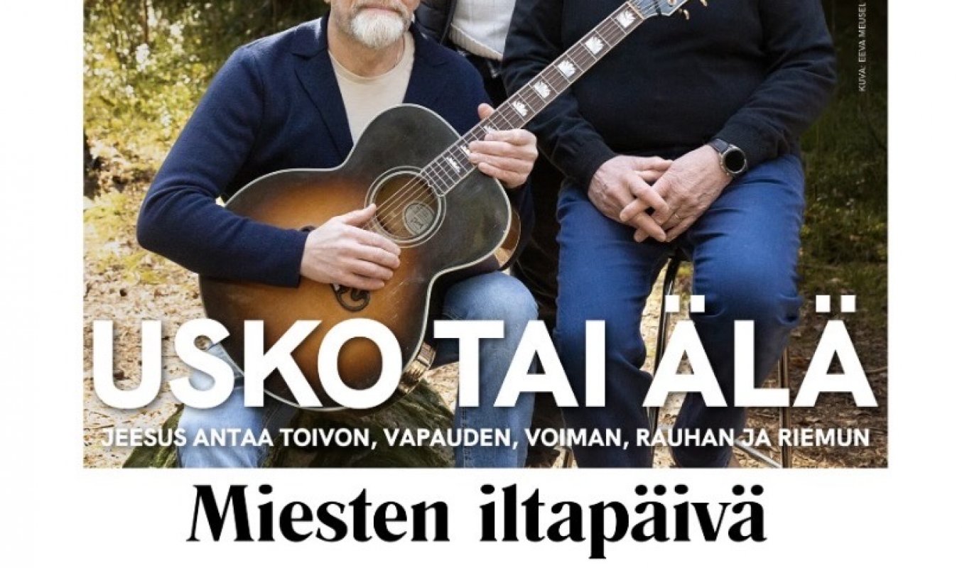 Men's afternoon at Hietaman kirkko.