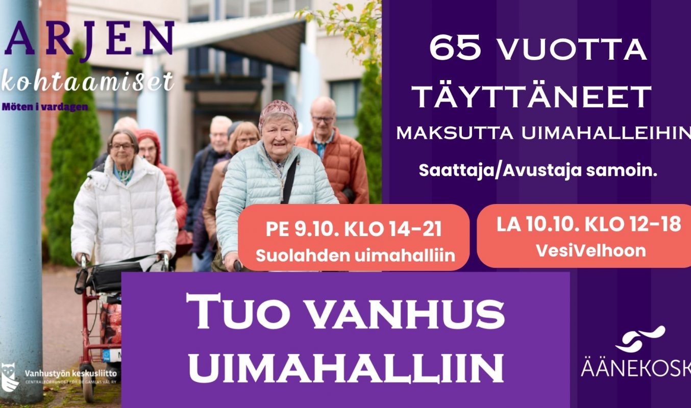 Tuo vanhus uimahalliin