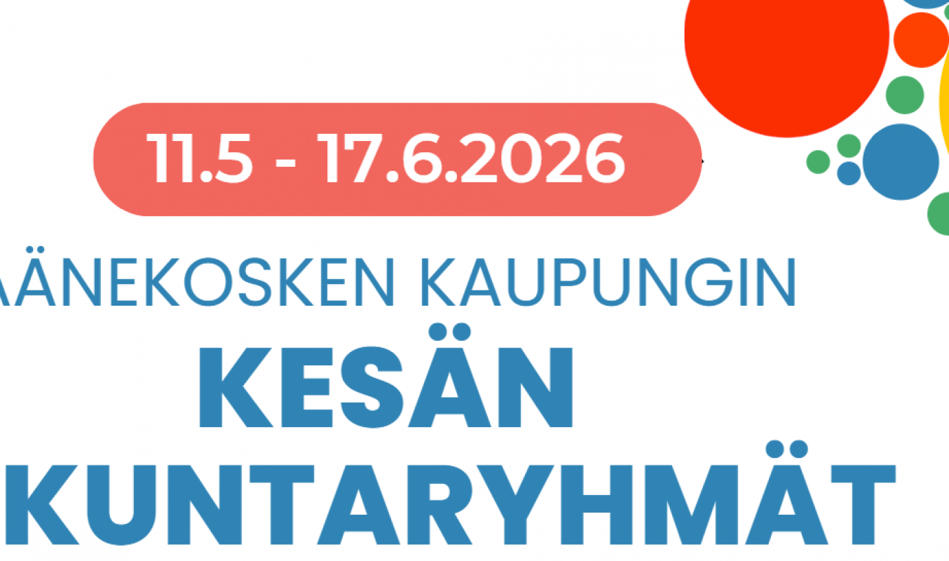 City of Äänekoski summer exercise groups 2026