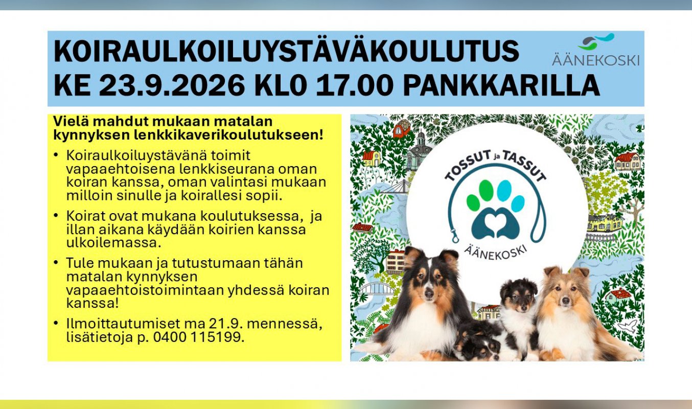 Koiraulkoiluystäväkoulutus