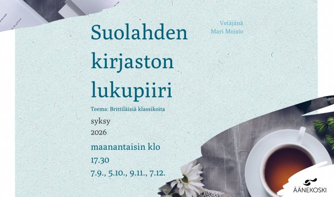 Suolahden kirjaston syyskuun lukupiiri