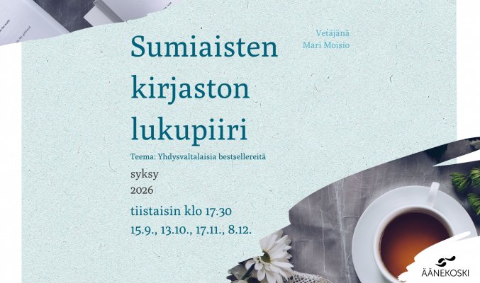 Sumiaisten kirjaston syyskuun lukupiiri