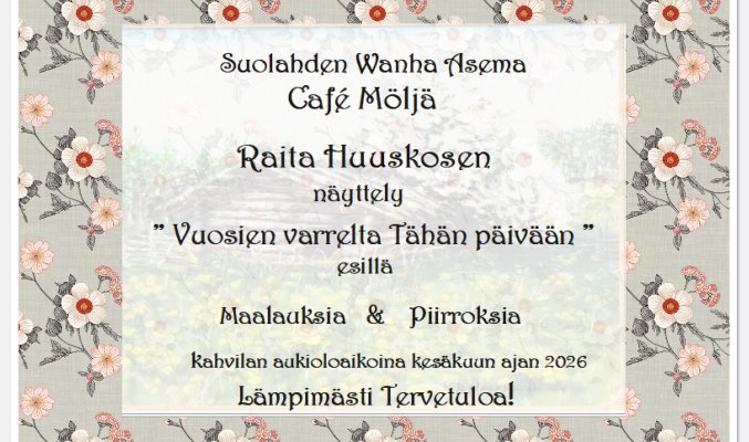 Vuosien varrelta Tähän päivään -taidenäyttely