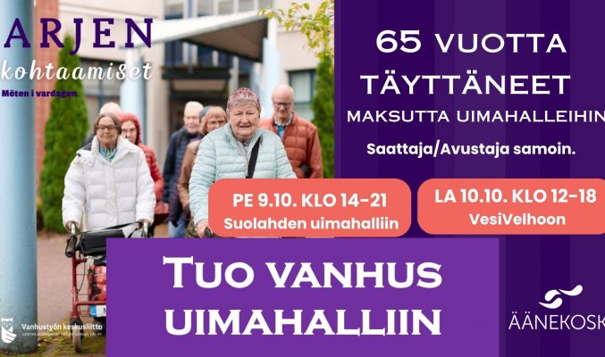 Tuo vanhus uimahalliin