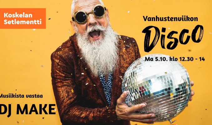 Vanhustenviikko Daytime Disco at Koskela