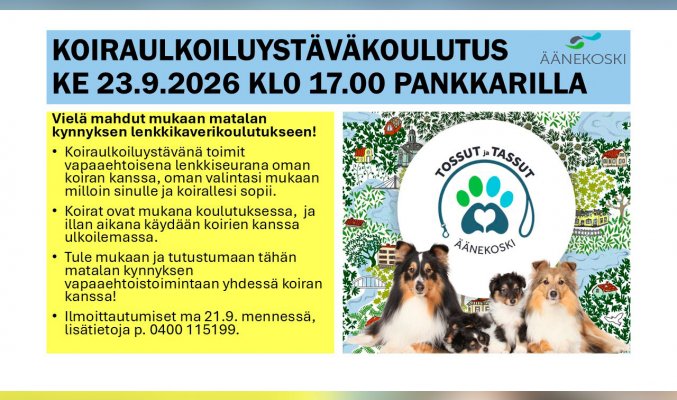 Koiraulkoiluystäväkoulutus