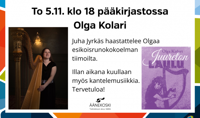 Esikoisrunoilija Olga Kolari