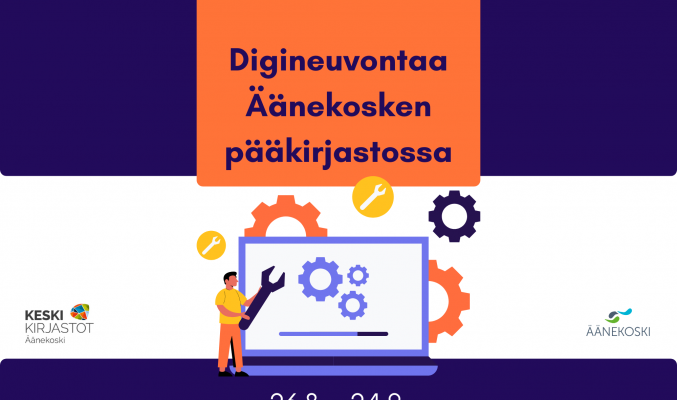 Digineuvontaa Äänekosken pääkirjastossa