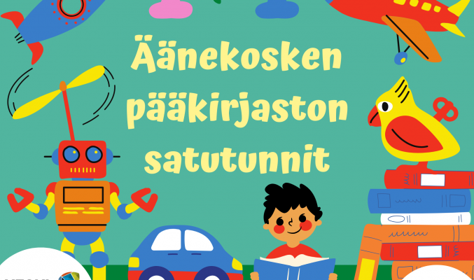 Satutunti Äänekosken pääkirjastossa syyskuussa