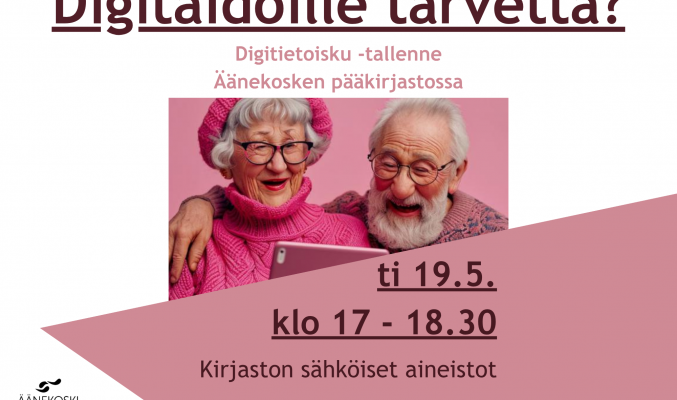 Digital info session recording at Äänekosken pääkirjasto