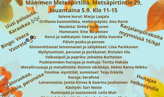 Mämmen syysmarkkinat