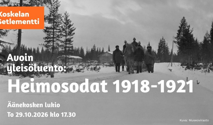 Yleisöluento: Heimosodat 1918-1921