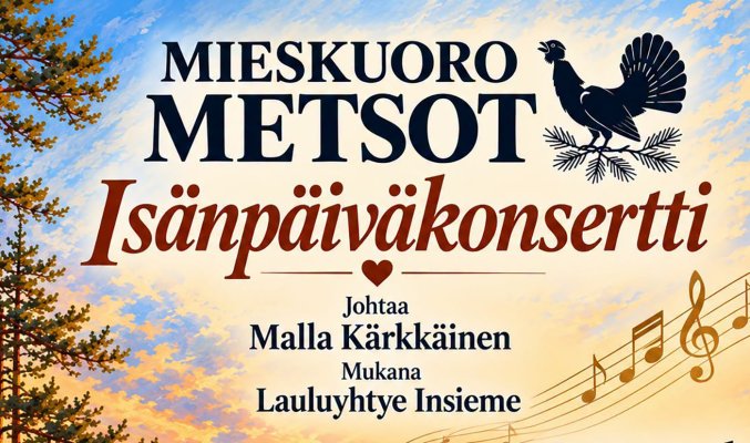 Mieskuoro Metsojen isänpäiväkonsertti