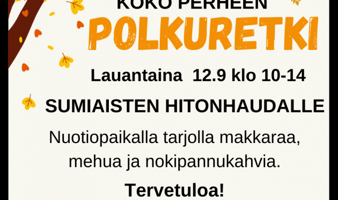 Polkuretki Sumiaisten Hitonhaudalle