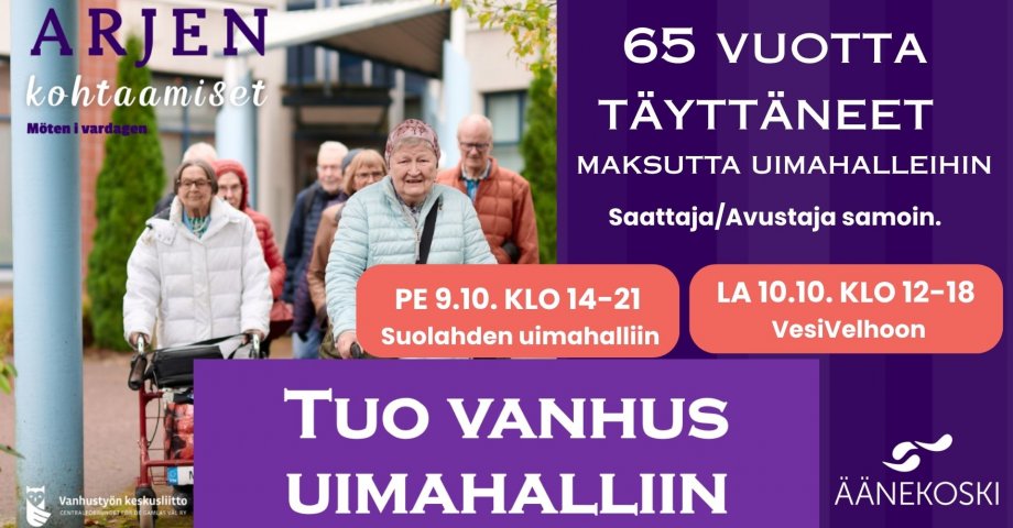 Tuo vanhus uimahalliin