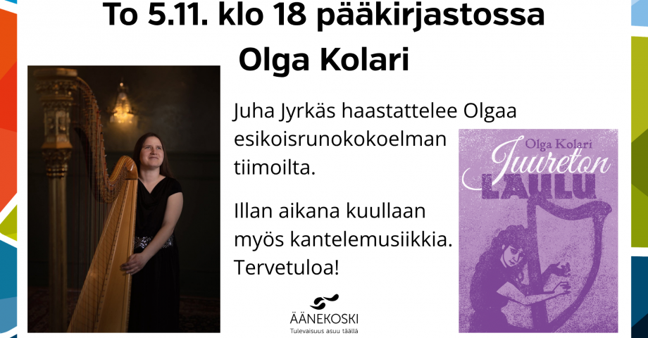 Debut poet Olga Kolari