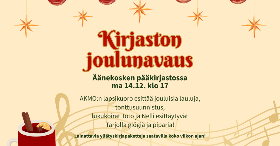 Kirjaston joulunavaus