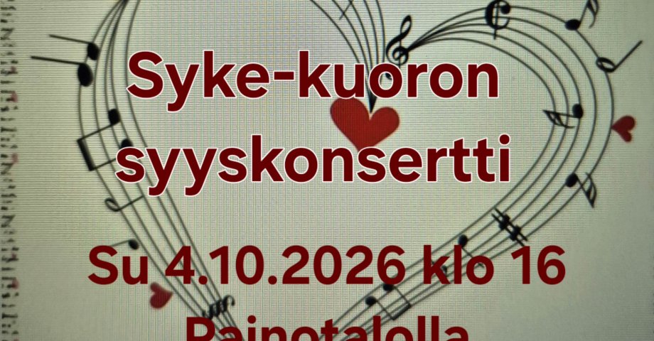 SYKE-KUORON SYYSKONSERTTI