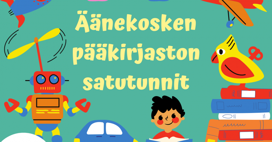 Satutunti Äänekosken pääkirjastossa lokakuussa