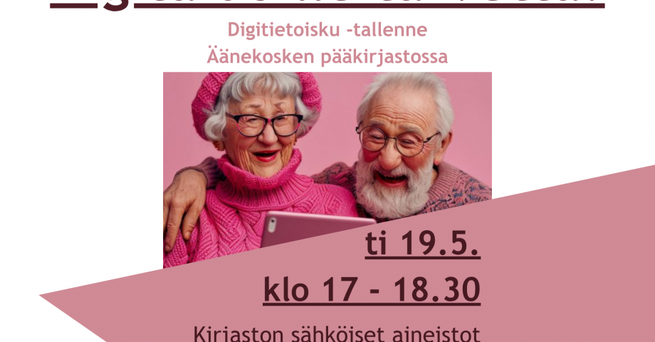 Digital info session recording at Äänekosken pääkirjasto