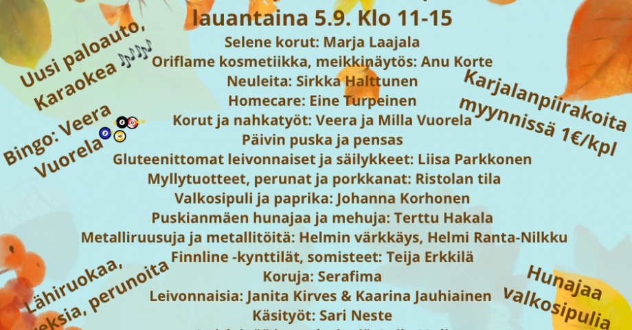 Mämmen syysmarkkinat