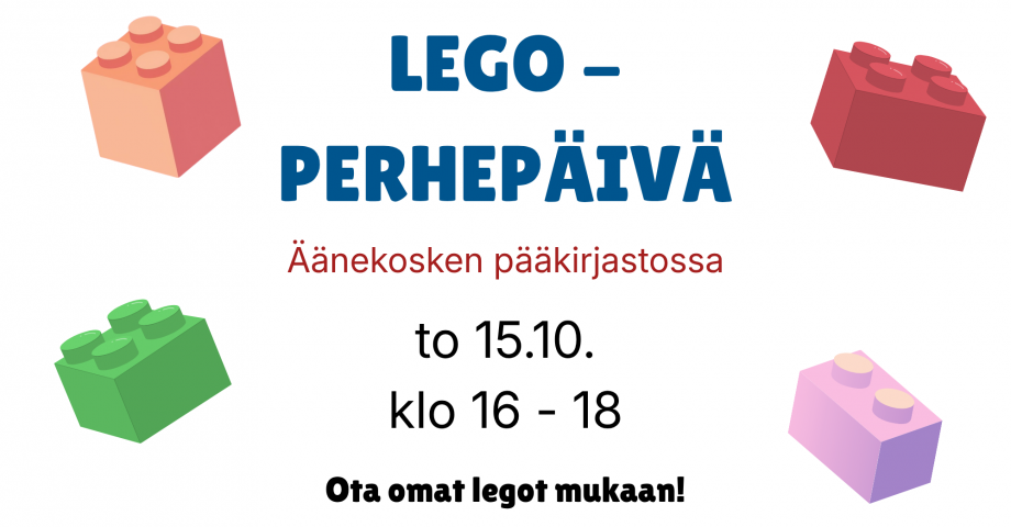 LEGO Family Day at Äänekosken pääkirjasto