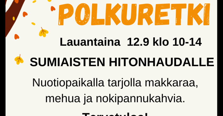 Polkuretki Sumiaisten Hitonhaudalle