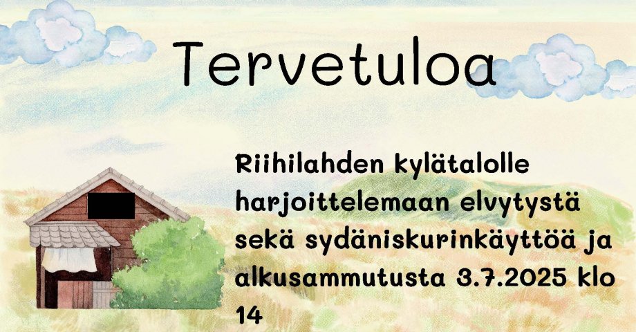Elvytys- ja alkusammutuskoulutus