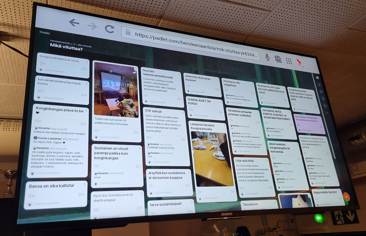 padlet-seinä