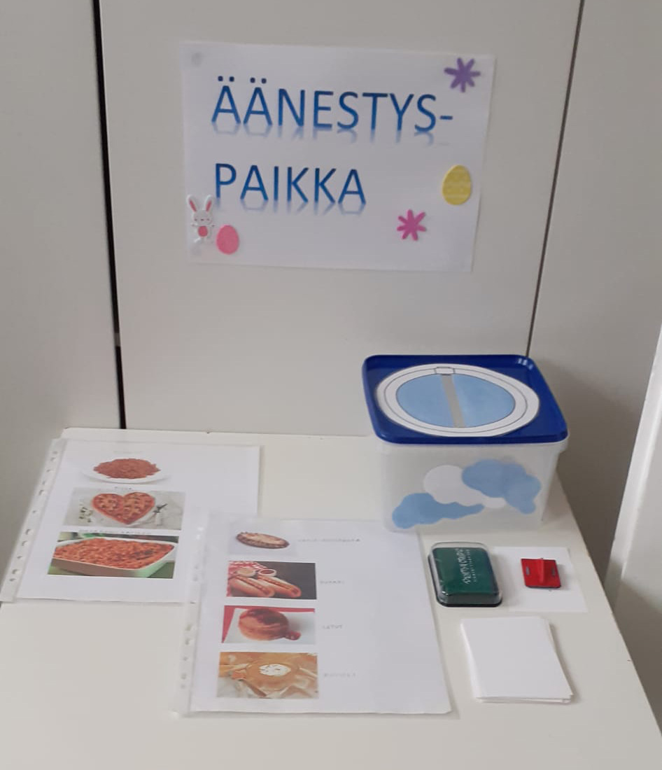 Äänestyspaikka.