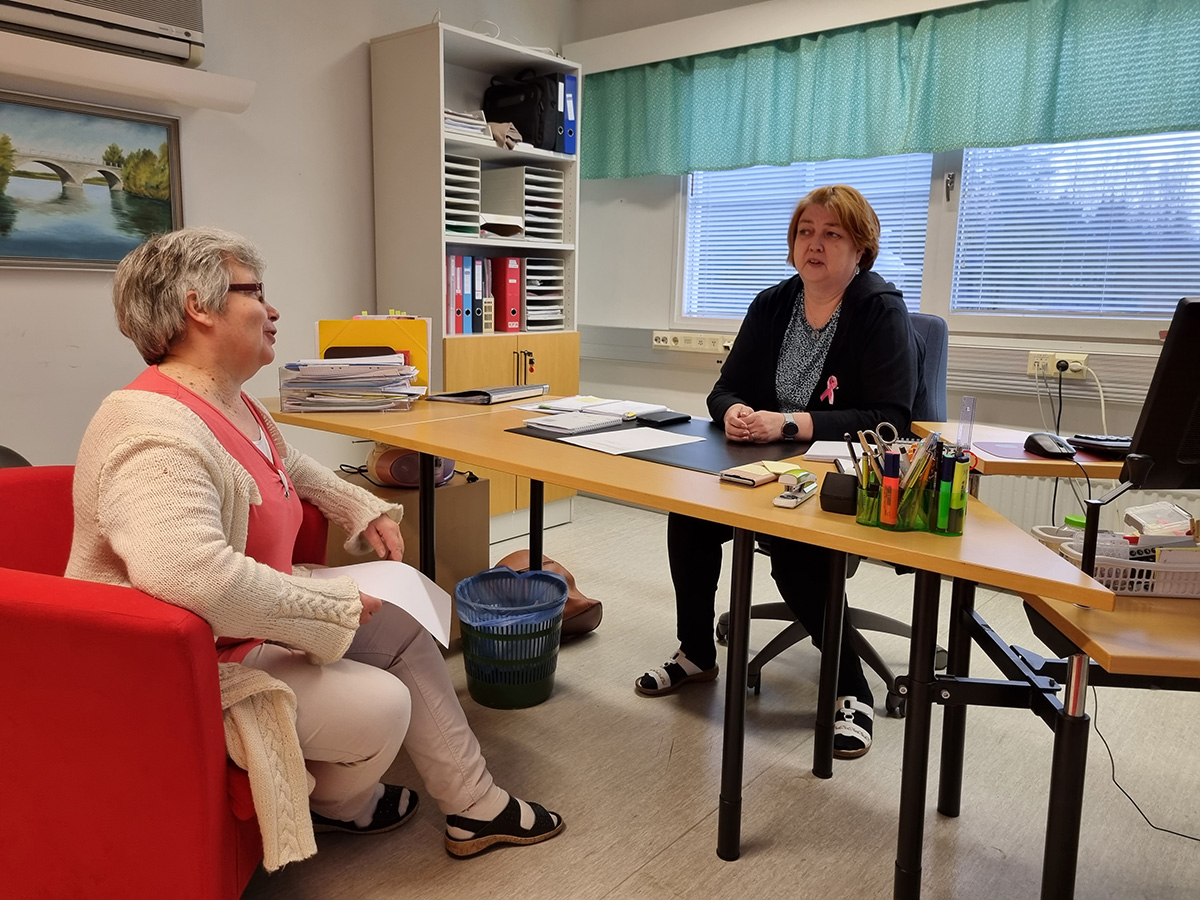 Pääluottamusmiehet Hallikainen ja Kajakulma