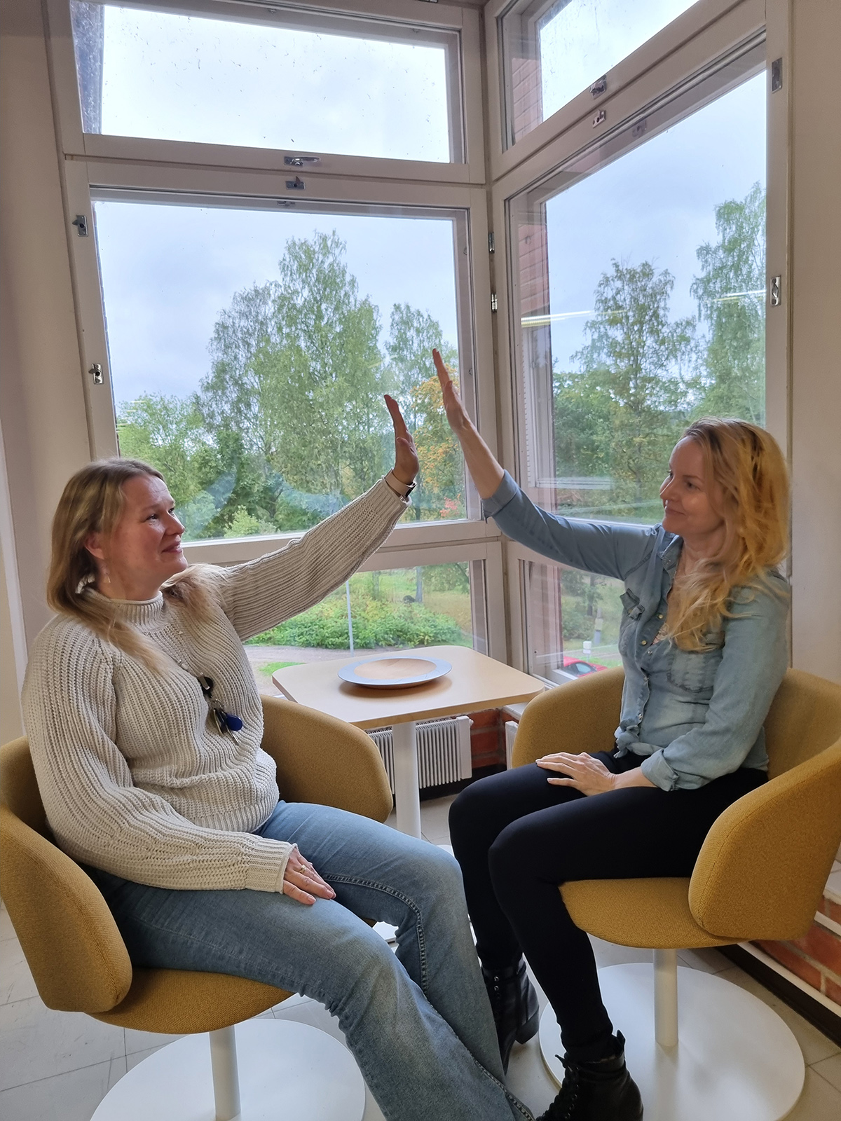 Irina Kraft ja Anne Sirkiä