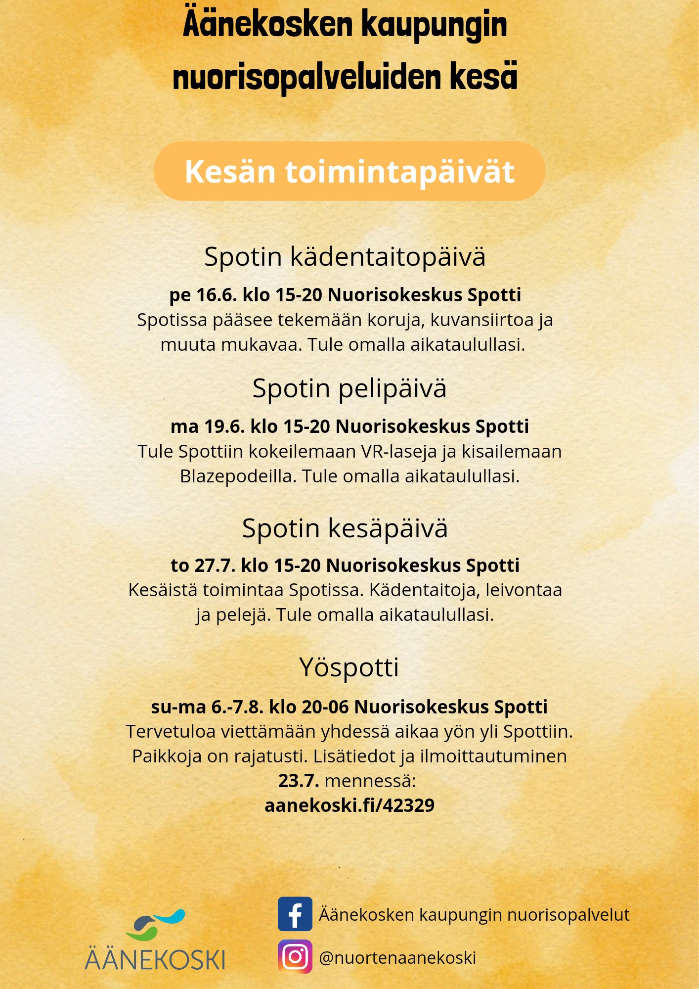 toimintapäivämainos