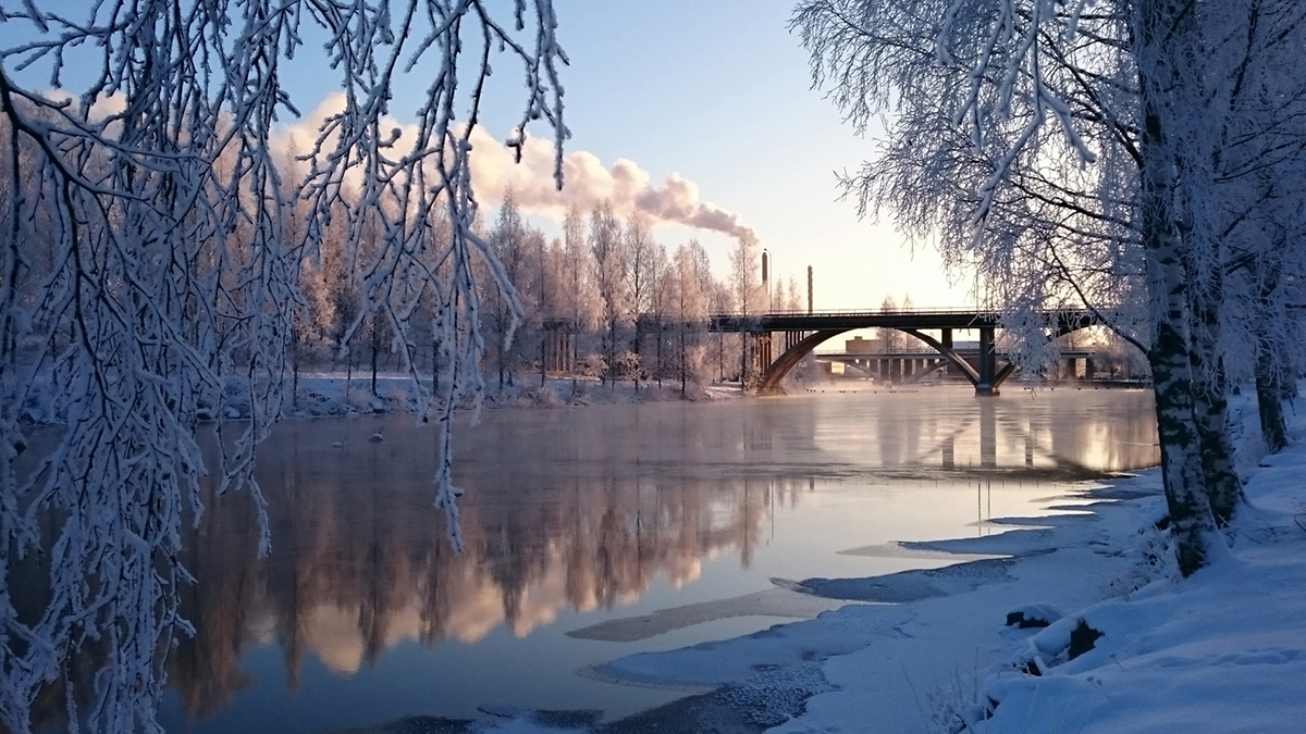 silta talvella