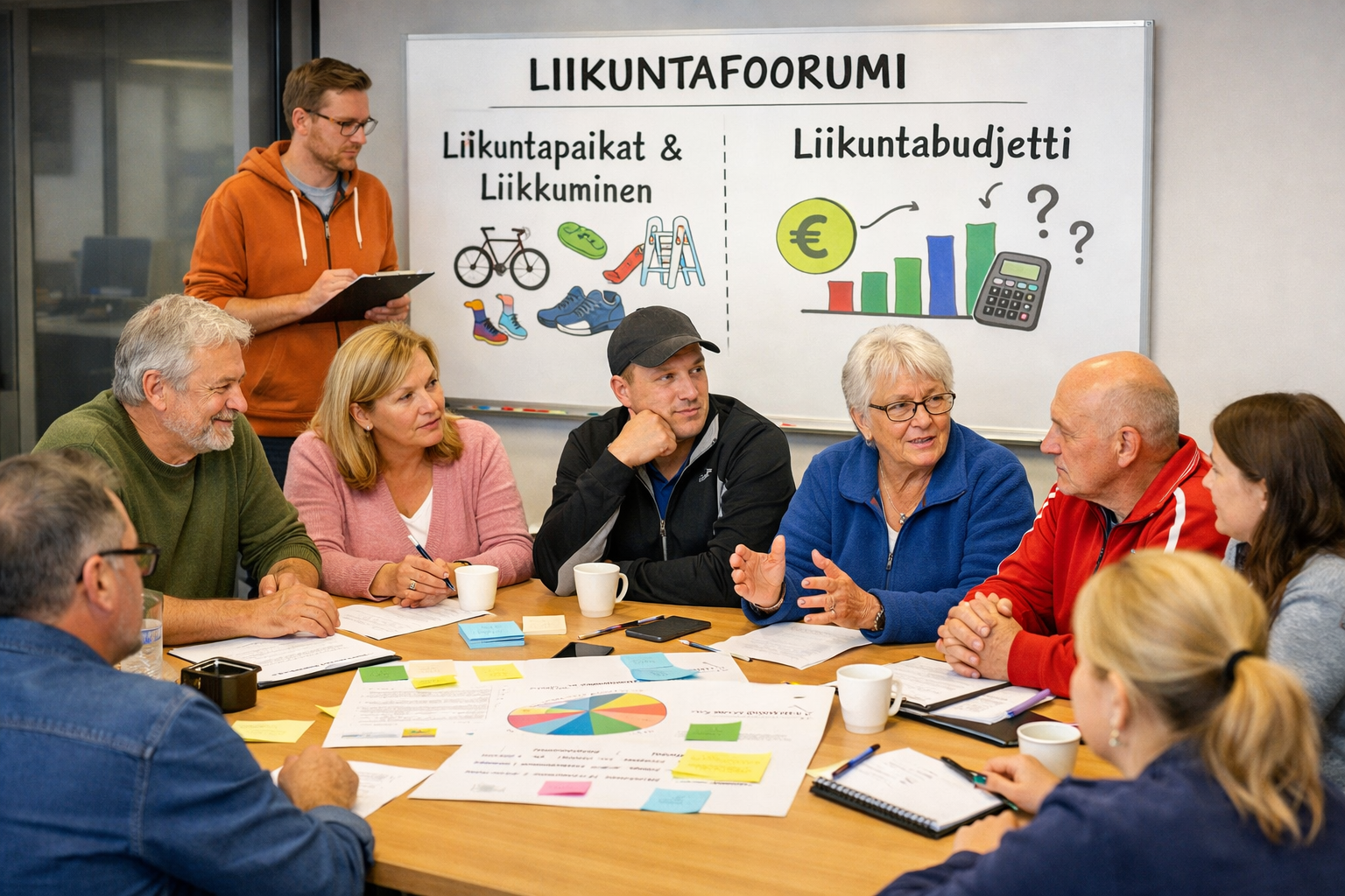 Liikuntafoorumilaiset koolla